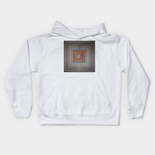 Ancient Greek mosaic Kids Hoodie